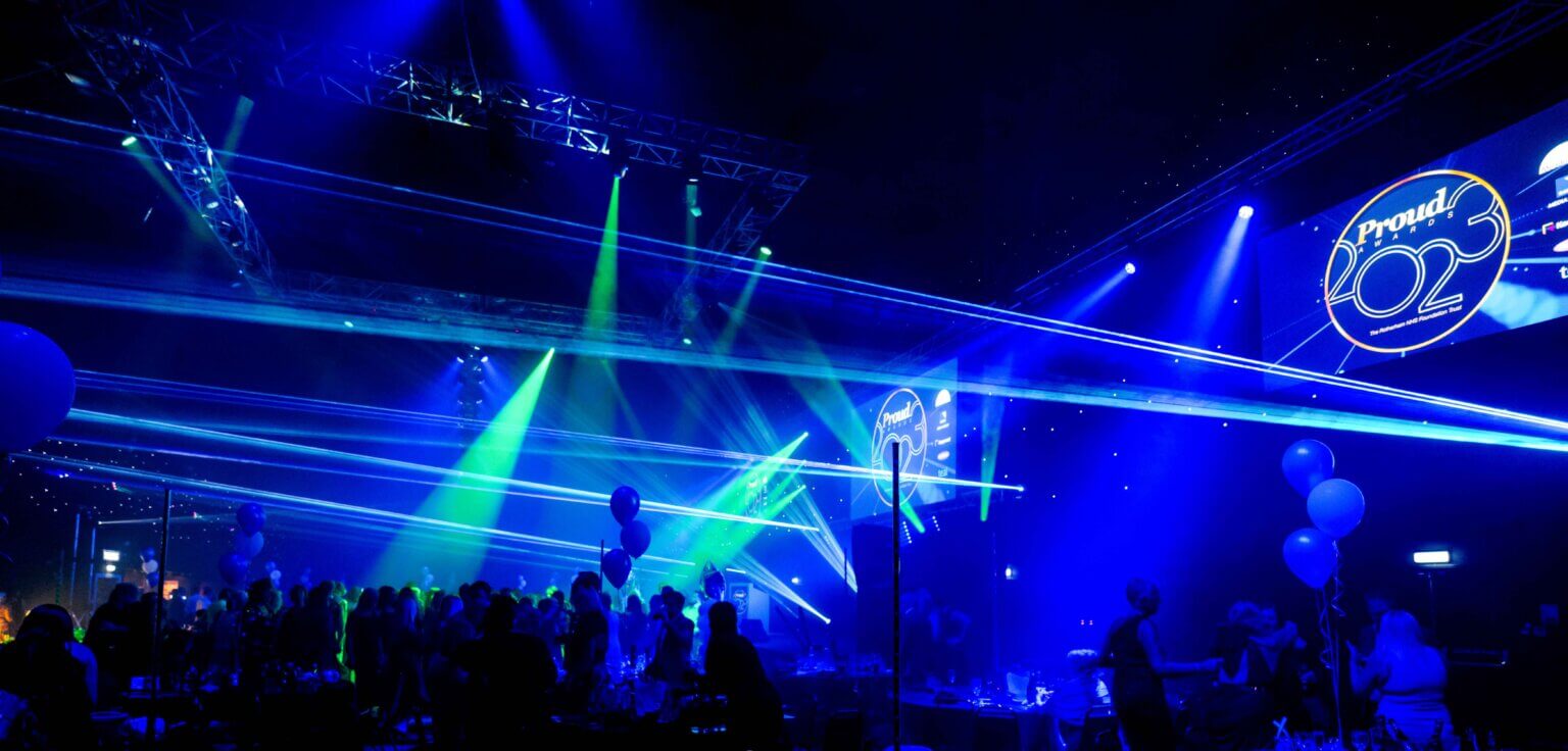 AYRE team delivering a live awards production